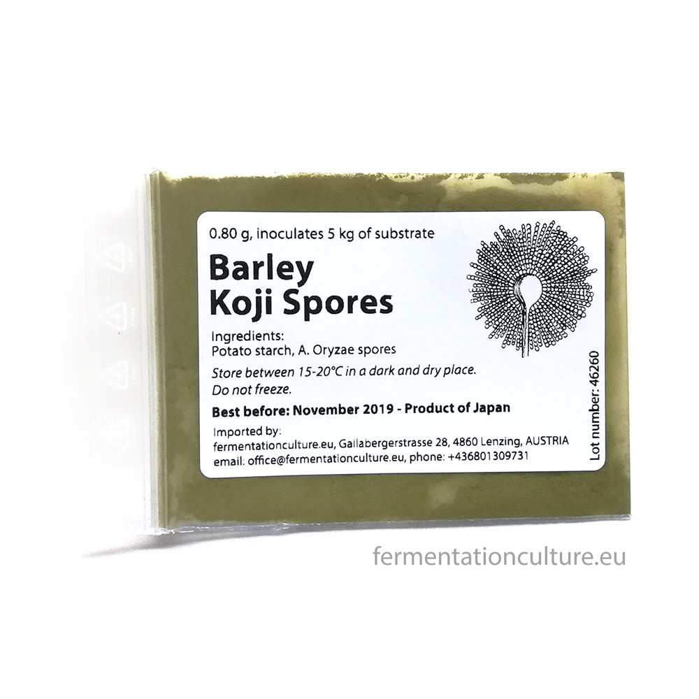 Soy Koji Spores fermentationculture.eu