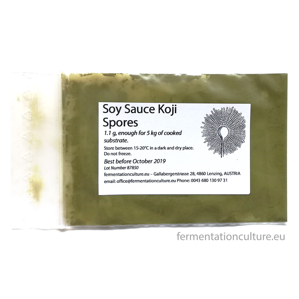 Soy Sauce Koji Spores fermentationculture.eu
